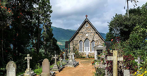View of the Historic Christ Church of Warleigh built during the 19th century by the British