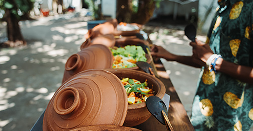 Images from the Cooking classes hosted by hotels guest houses