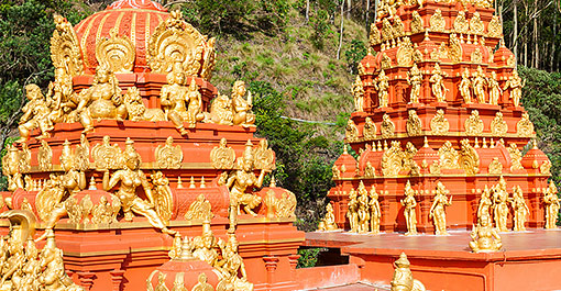 The tower of Seetha Amman Temple is located in Seetha Eliya village,Nuwara Eliya, Srilanka