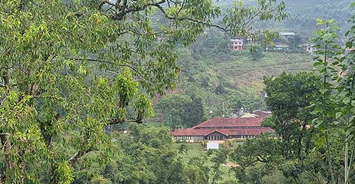 Image of planter's club housed in colonial bungalows and buildings.