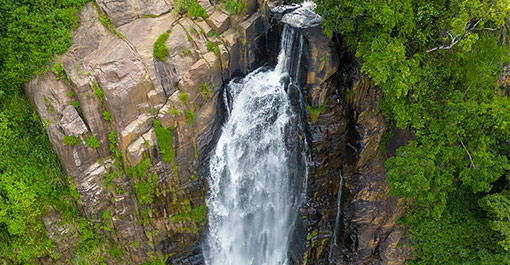 waterfall excursion experience along the Pekoe Trail.